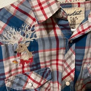 Coastal Brand Deer head button down